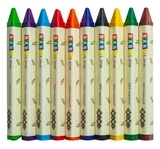 Карандаши восковые ZiBi Jumbo Baby Line, треугольные, 10 шт. (ZB.2482) - Pampik - 2