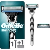 Бритва для гоління чоловічий Gillette Mach3 c 2 змінними картриджами - Pampik