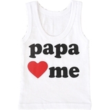 Маєчка Demi Папа, кулір, р.80, білий - Pampik