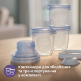 Набір для сціджування Philips AVENT Молоковідсмоктувач механічний + аксессуари (SCF430/16) - Pampik - 4