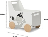 Ящик для іграшок Kinderkraft Racoon (KKHRACOSKR0000) - Pampik - 5