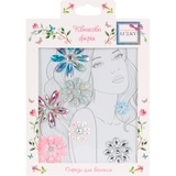 Наклейки-стрази для волосся Lukky Квіткова феєрія (T18906) - Pampik