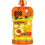Пюре фруктовое Bob Snail Яблоко-Персик, 250 г - Pampik