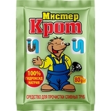 Засіб для прочищення труб Містер Крот, у гранулах, 80 г