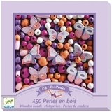 Набір для творчості Djeco Метелики, з дерев'яними намистинами (DJ09810) - Pampik