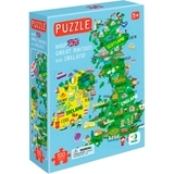 Пазл Dodo Карта Великобританії та Ірландії, 100 елементів - Pampik