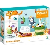 Пазл Dodo Неугомонные котята, 30 элементов - Pampik