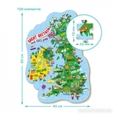 Пазл Dodo Карта Великобританії та Ірландії, 100 елементів - Pampik - 2