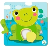 Пазл-сортер Dodo Жабка, 6 элементов - Pampik