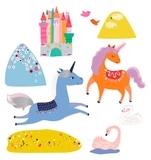 Набір наклейок Avenir Єдиноріжки, 20 шт. (TS198192) - Pampik - 2