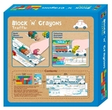 Набор для творчества Avenir Транспорт, восковые мелки, 12 цветов (BTS216013) - Pampik - 2