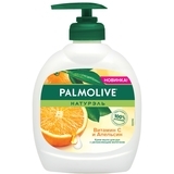 Рідке крем-мило для рук Palmolive Натурель Вітамін C і Апельсин, 300 мл - Pampik