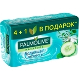 Мыло Palmolive Натурель Зеленый чай и огурец, 70 г, 4+1 - Pampik