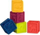 Розвиваючі силіконові кубики Battat Порахуй-но (BX1481Z) - Pampik - 6