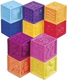 Розвиваючі силіконові кубики Battat Порахуй-но (BX1481Z) - Pampik - 3