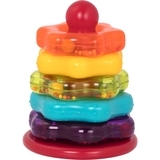 Розвиваюча іграшка Battat Lite Кольорова пірамідка (BT2579Z) - Pampik - 2
