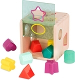 Розвиваюча дерев'яна іграшка-сортер Battat Чарівний куб (BX1763Z) - Pampik - 3