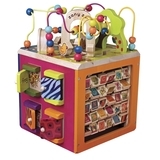 Розвиваюча дерев'яна іграшка Battat Зоо-куб - Pampik - 2