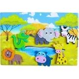 Розвиваюча гра з фетру Умняшка Дикі тварини (ПФ-001) - Pampik