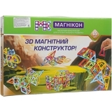 3D магнитный конструктор Магникон Динозавры, 65 деталей (МК-65) - Pampik