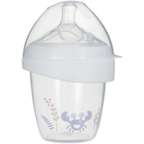 Бутылочка для кормления Nip антиколиковая с силиконовой соской, Крабик, 150 мл (35602) - Pampik