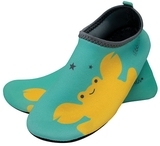 Защитные тапочки для купания из неопрена bbluv™ Shoöz, р.M, бирюзовый с желтым (B0168-AQ-M) - Pampik