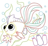 Книга Чарівні розмальовки із секретними візерунками. У морі - Pampik - 3