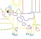 Книга Чарівні розмальовки із секретними візерунками. Свійські тварини - Pampik - 3