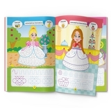 Книга Школа креативного дозвілля. Принцеси. 40 наліпок - Pampik - 3