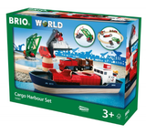 Игрушечный набор Brio Cargo Harbour Set, 16 элементов (33061) - Pampik