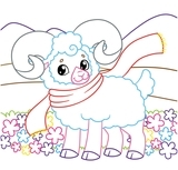 Книга Чарівні розмальовки із секретними візерунками. Свійські тварини - Pampik - 2