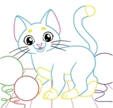 Книга Чарівні розмальовки із секретними візерунками. Котики та песики - Pampik - 3