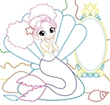 Книга Чарівні розмальовки із секретними візерунками. Русалоньки - Pampik - 3