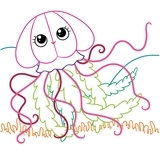 Книга Чарівні розмальовки із секретними візерунками. У морі - Pampik - 2