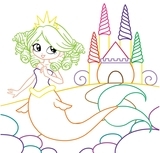 Книга Чарівні розмальовки із секретними візерунками. Русалоньки - Pampik - 2