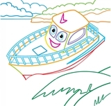 Книга Чарівні розмальовки із секретними візерунками. Кораблі - Pampik - 2