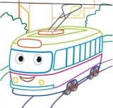 Чарівні розмальовки із секретними візерунками. Міський транспорт (F00027823) - Pampik - 2