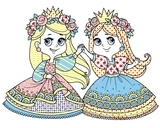 Чарівні водяні розмальовки. Подружки (F00024235) - Pampik - 2