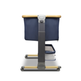 Ліжечко приставне Lionelo Timon Blue Navy, синій - Pampik - 8