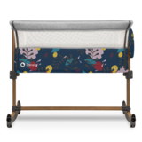 Ліжечко приставне Lionelo Leonie Blue Navy, синій - Pampik - 4