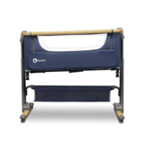 Ліжечко приставне Lionelo Timon Blue Navy, синій - Pampik - 3