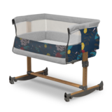 Ліжечко приставне Lionelo Leonie Blue Navy, синій - Pampik - 2