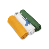 Пелюшка Lionelo Dino Bamboo Box Multicolor, різнокольоровий, 3 шт. - Pampik - 6