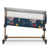 Ліжечко приставне Lionelo Leonie Blue Navy, синій - Pampik - 5