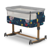 Ліжечко приставне Lionelo Leonie Blue Navy, синій - Pampik - 18