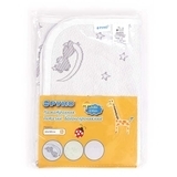 Наматрацник-поверхня Руно Ведмедики, непромокальний, жаккард, 120х60 см, білий (927МЖ) - Pampik - 7