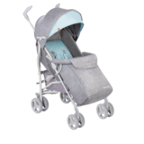 Прогулянковий візок Lionelo Irma Grey Mint, сірий з м'ятним - Pampik - 5