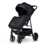Прогулочная коляска Lionelo Alexia Black Onyx, черный - Pampik - 4
