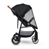 Прогулочная коляска Lionelo Alexia Black Onyx, черный - Pampik - 6