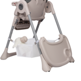 Стільчик для годування Lionelo Zanna Grey Stone, сірий - Pampik - 7